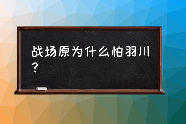 战场英雄物语阵容推荐 战场原为什么怕羽川？