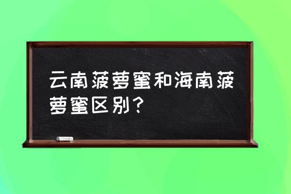 菠萝蜜在海南哪里可以吃 云南菠萝蜜和海南菠萝蜜区别？