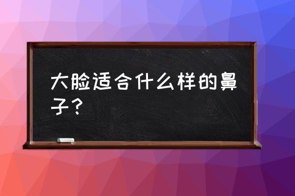 圆脸做什么鼻子最好看 大脸适合什么样的鼻子？