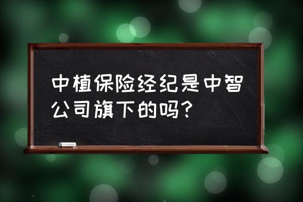 保险公司的注册资本如何管理 中植保险经纪是中智公司旗下的吗？