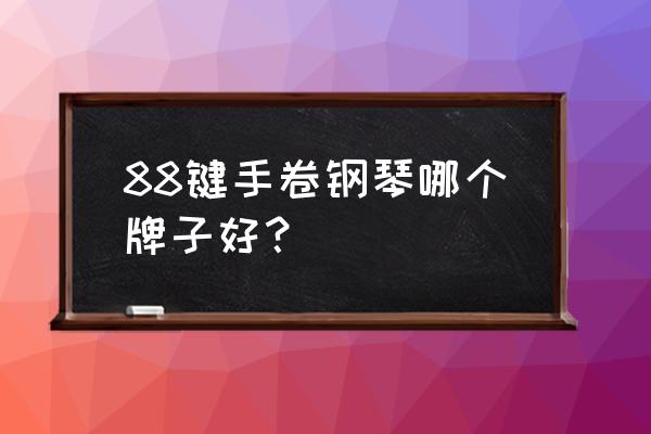 手卷钢琴按哪个键 88键手卷钢琴哪个牌子好？