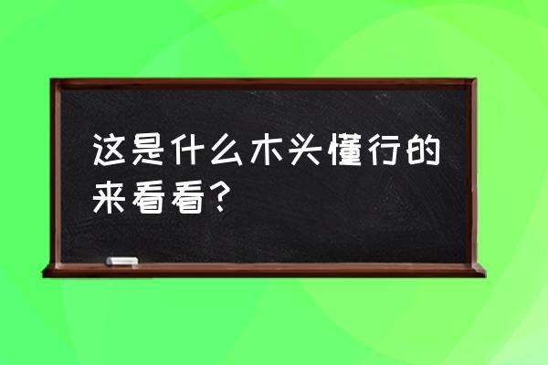 铁匠村黄花梨在哪儿买 这是什么木头懂行的来看看？