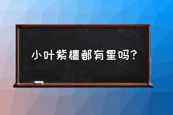 小叶紫檀的棕眼能消失吗 小叶紫檀都有星吗？