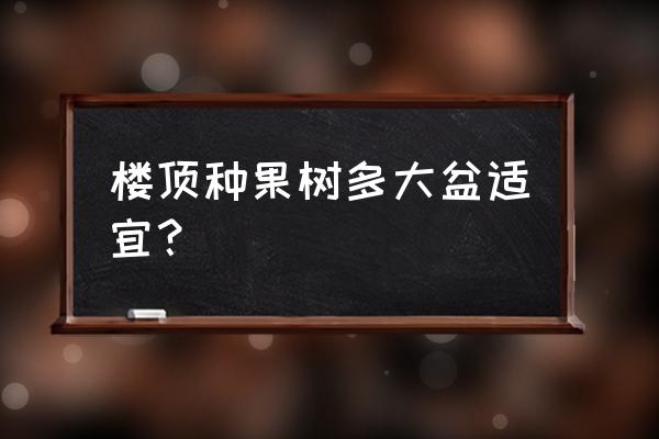 盆栽香椿芽的栽培技术 楼顶种果树多大盆适宜？