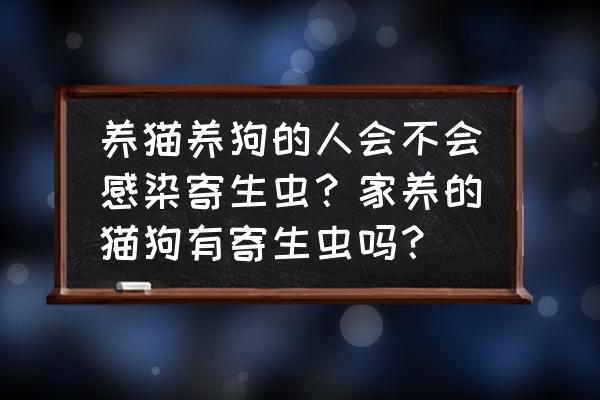 养猫如何防止有寄生虫 养猫养狗的人会不会感染寄生虫？家养的猫狗有寄生虫吗？